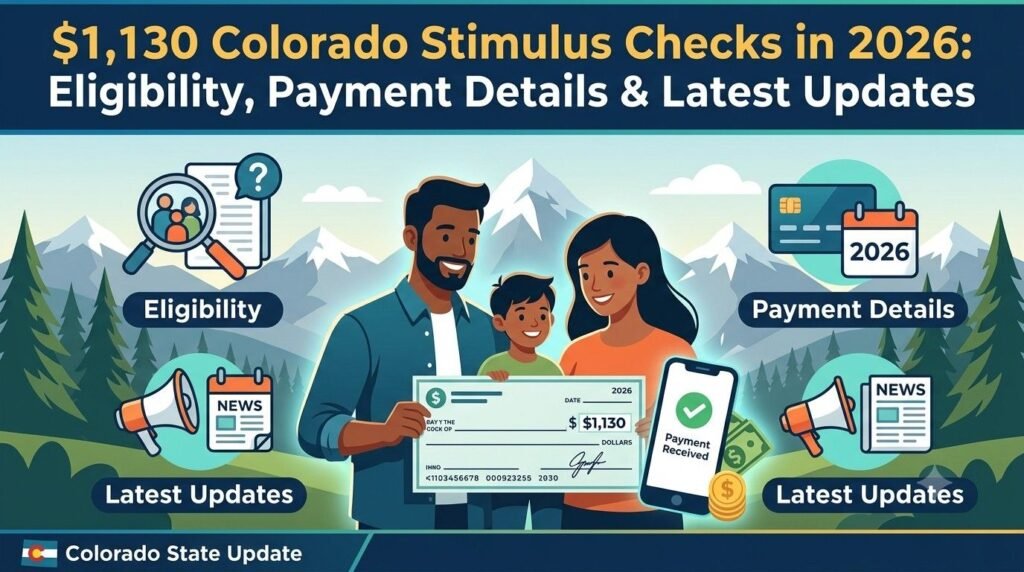 $1,130 Colorado Stimulus Checks in 2026: Eligibility, Payment Details & Latest Updates