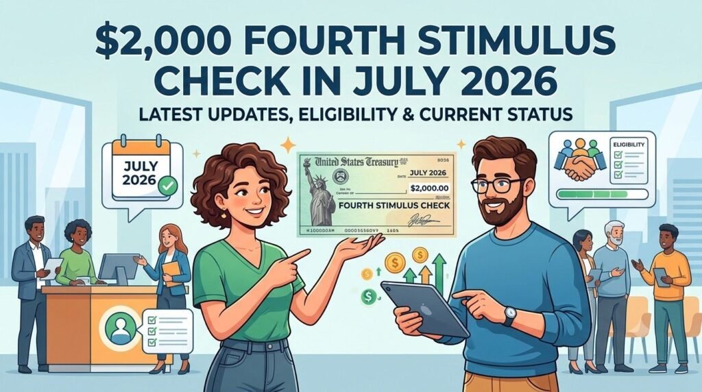 $2,000 Fourth Stimulus Check in July 2026: Latest Updates, Eligibility & Current Status